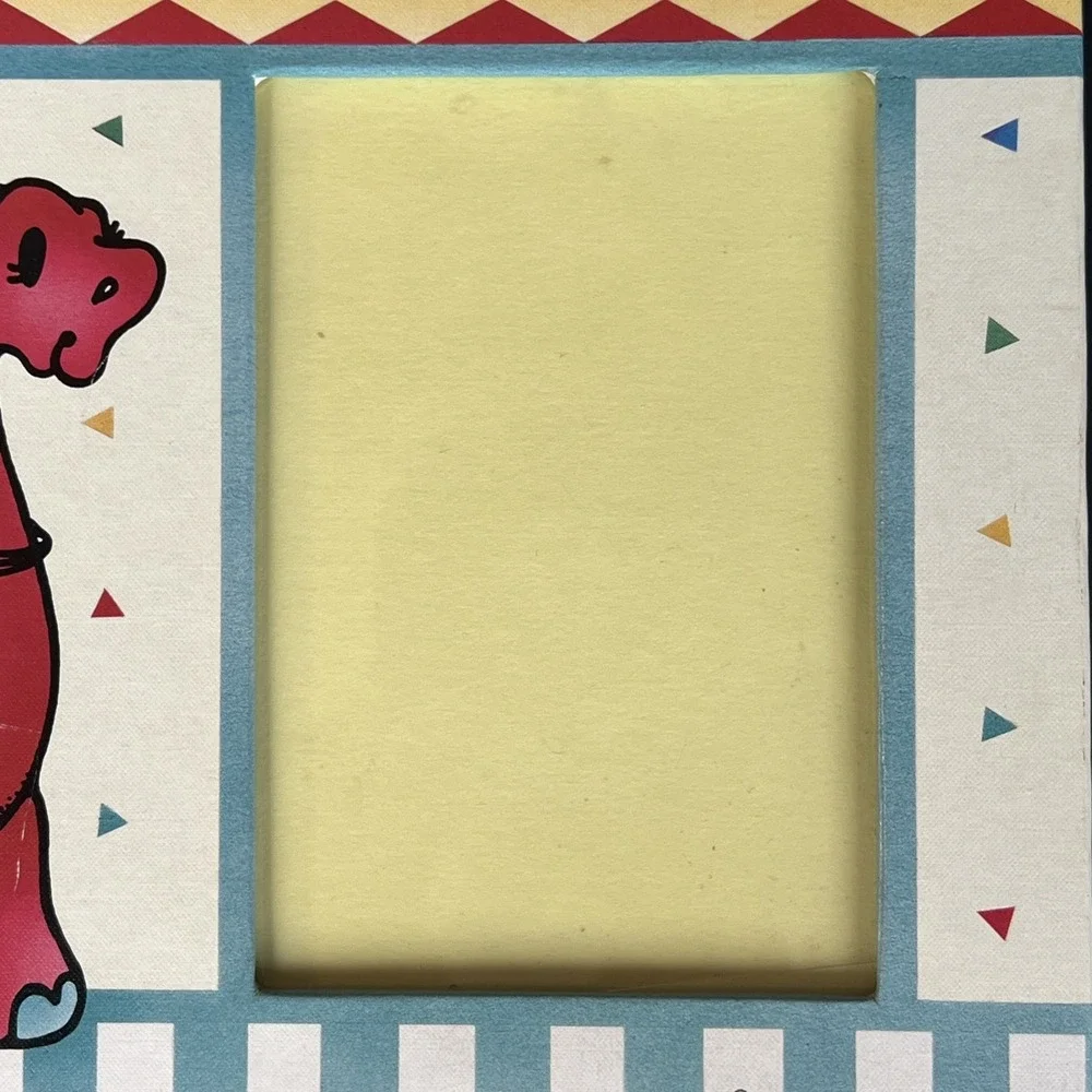 VTG 90s Daisy Kingdom Dinosaur Picture Frame 3x5 Kids Nursery Made USA